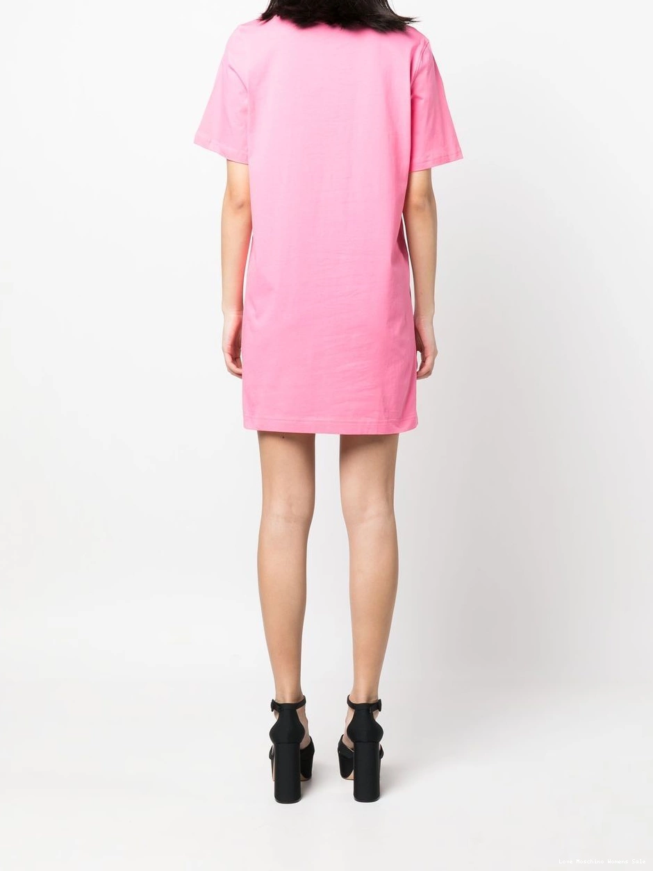 Affordable dress logo-print Women T-shirt Moschino Love 0323
